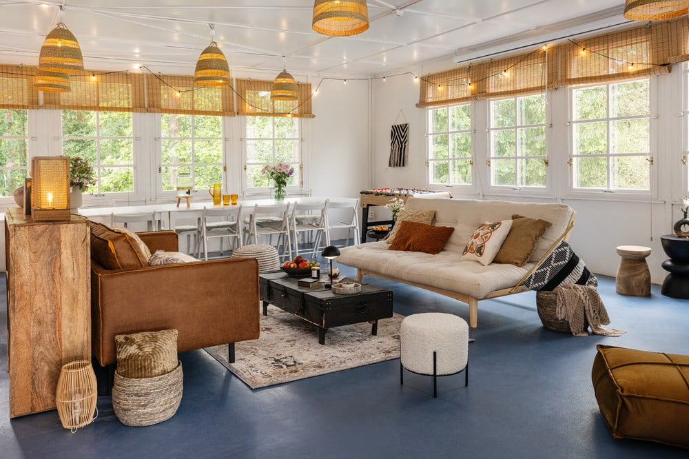 Inšpirácia: Rustikálny štýl, Obývacia izba