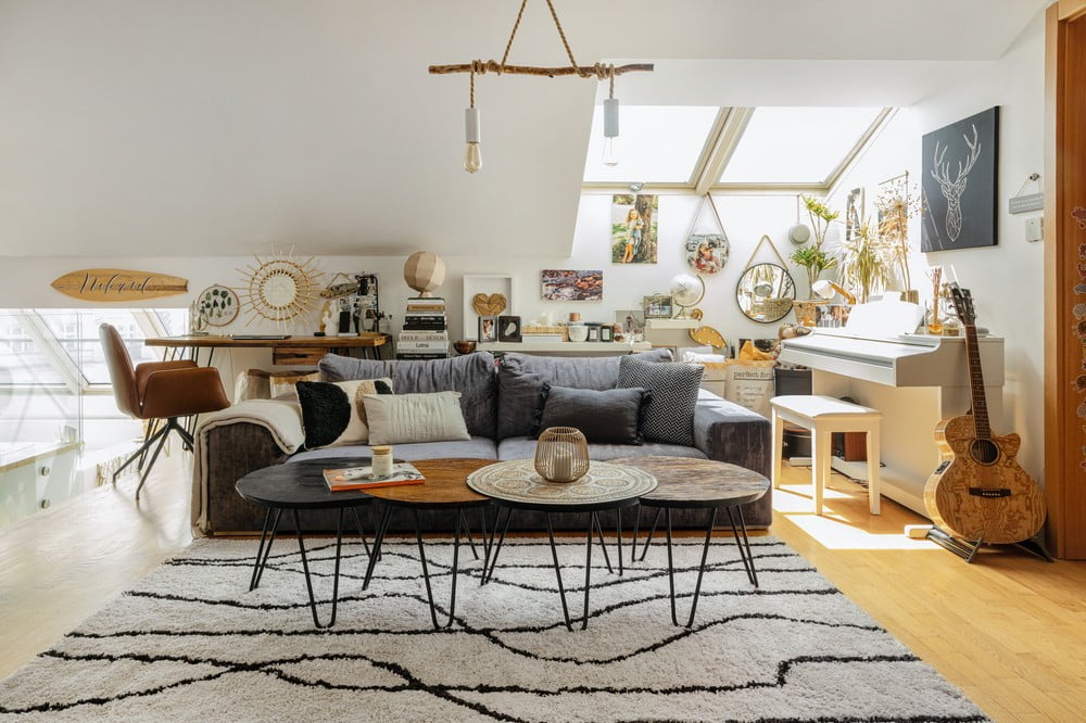 Inšpirácia: Obývacia izba, Boho štýl, Bonami návštevy