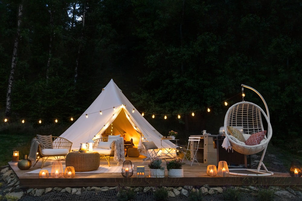 Inšpirácia: Boho štýl, Záhrada