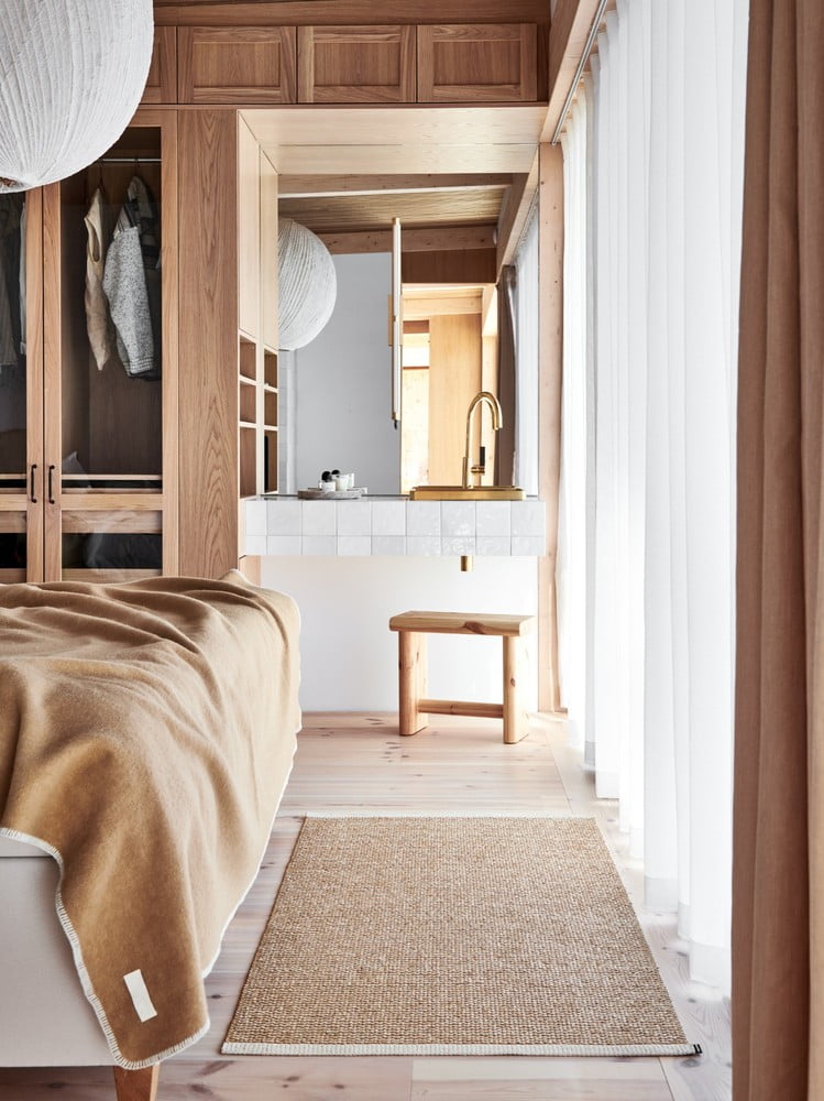 Inšpirácia: Škandinávsky štýl, Spálňa, Textil