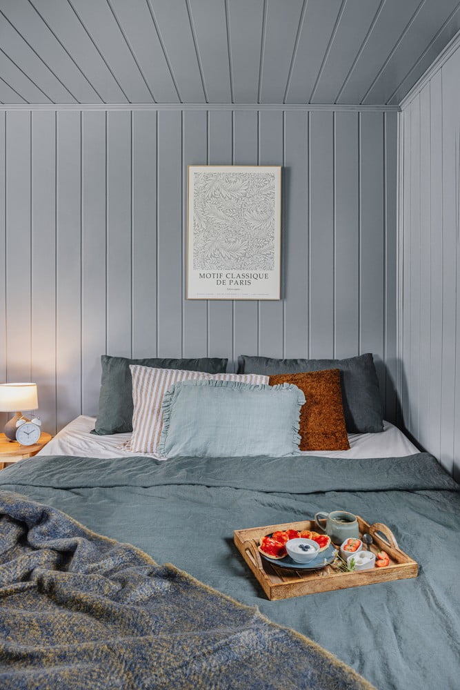 Inšpirácia: Spálňa, Rustikálny štýl, Textil