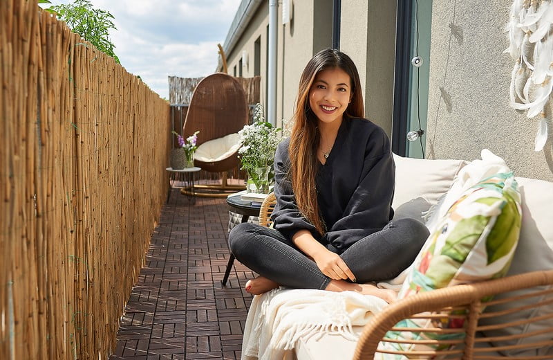 Inšpirácia: zariaďte si malý balkón s blogerkou Bé Hà