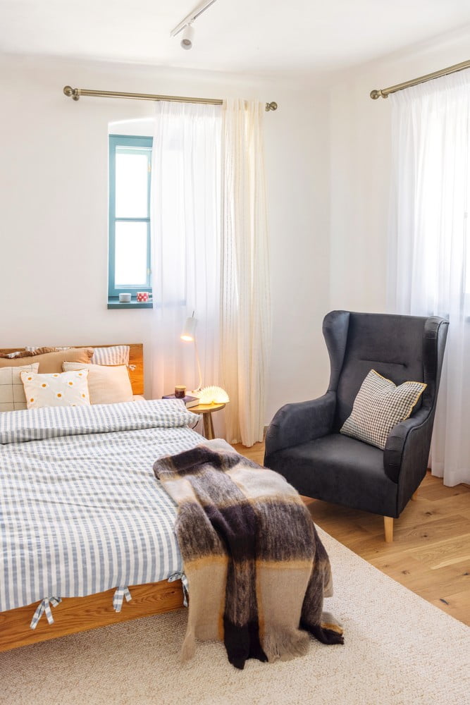 Inšpirácia: Spálňa, Rustikálny štýl