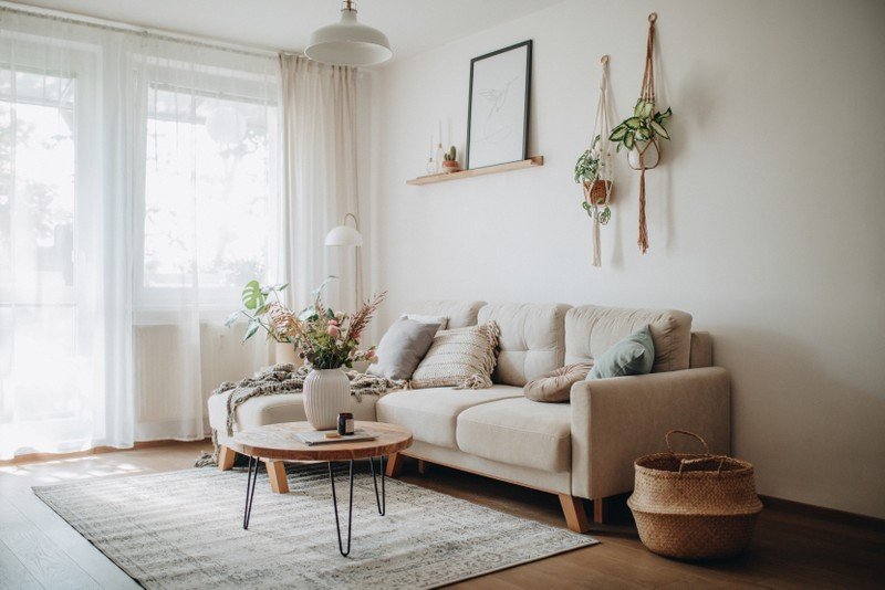 Inšpirácia: Obývacia izba, Boho štýl