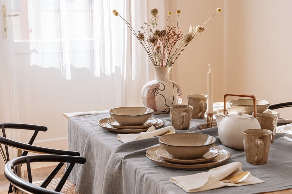 Inšpirácia: Boho štýl, Jedáleň