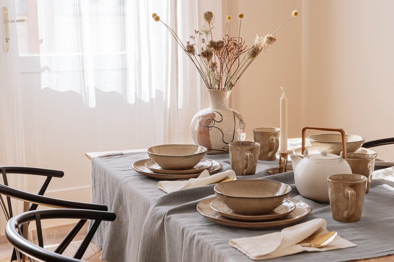 Inšpirácia: Boho štýl, Jedáleň