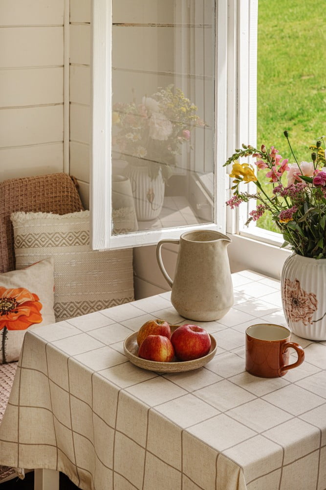 Inšpirácia: Rustikálny štýl, Romantický štýl, Jedáleň, Textil