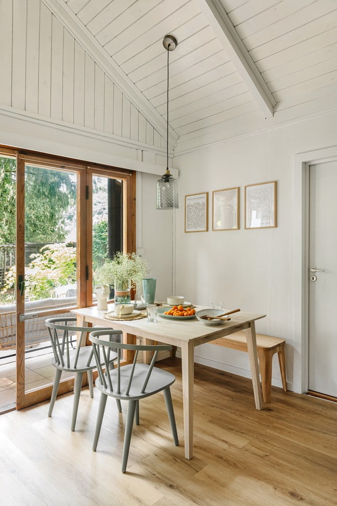 Inšpirácia: Kuchyňa a jedáleň, Jedáleň, Chata a chalupa