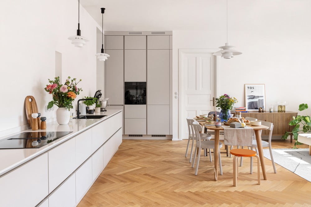 Inšpirácia: Kuchyňa a jedáleň, Škandinávsky štýl