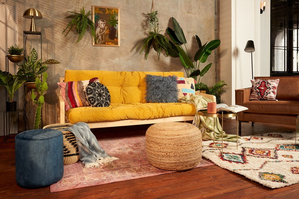 Inšpirácia: Obývacia izba, Boho štýl