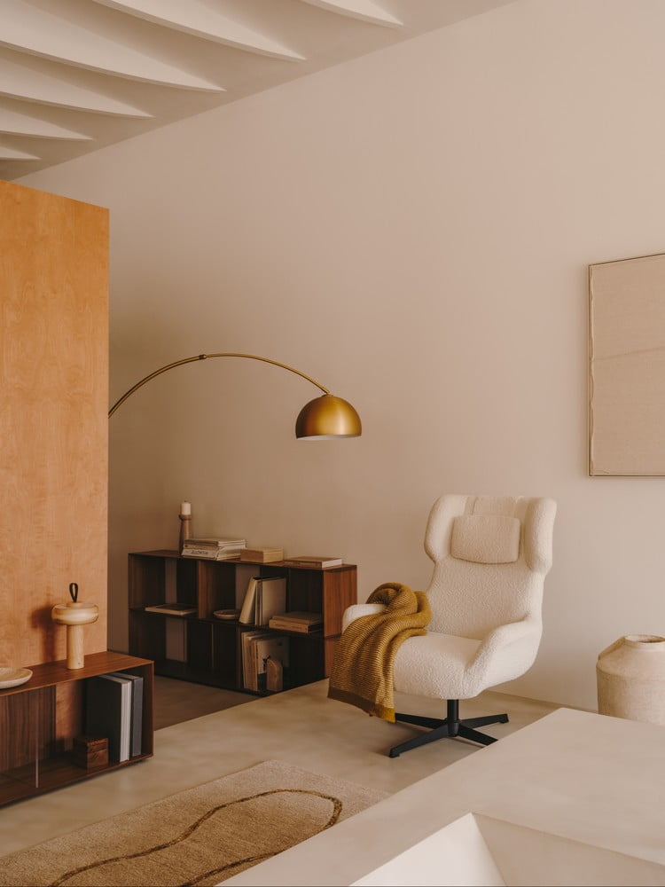 Inšpirácia: Obývacia izba, Škandinávsky štýl, Textil