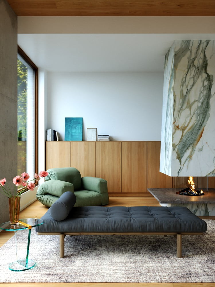 Inšpirácia: Obývacia izba, Škandinávsky štýl