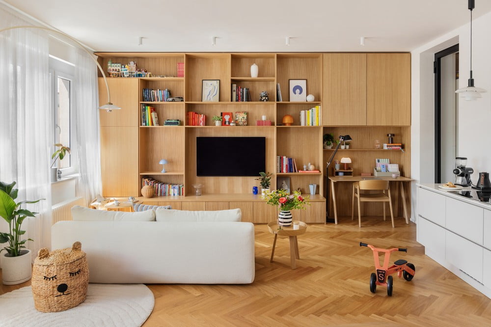 Inšpirácia: Obývacia izba, Škandinávsky štýl