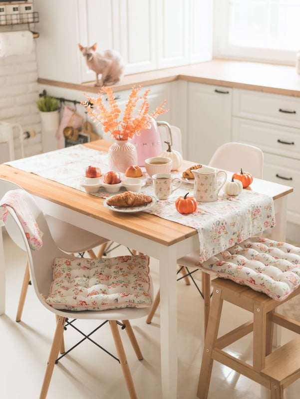 Inšpirácia: Romantický štýl, Jedáleň