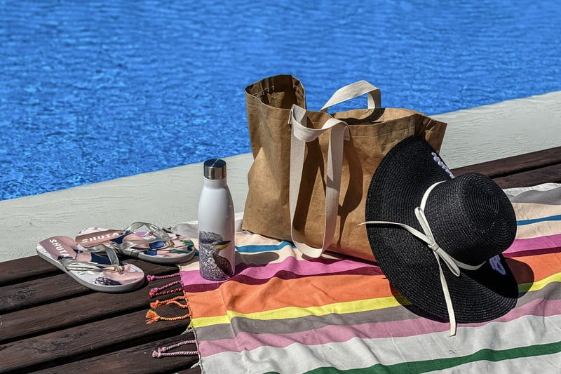 DIY: umývateľná papierová plážová taška