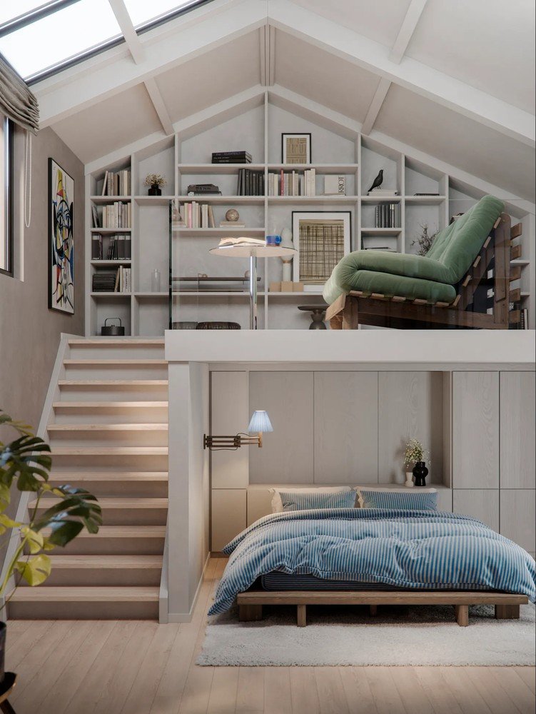 Inšpirácia: Spálňa, Škandinávsky štýl