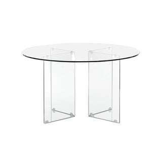 Sklenené jedálenské stoly