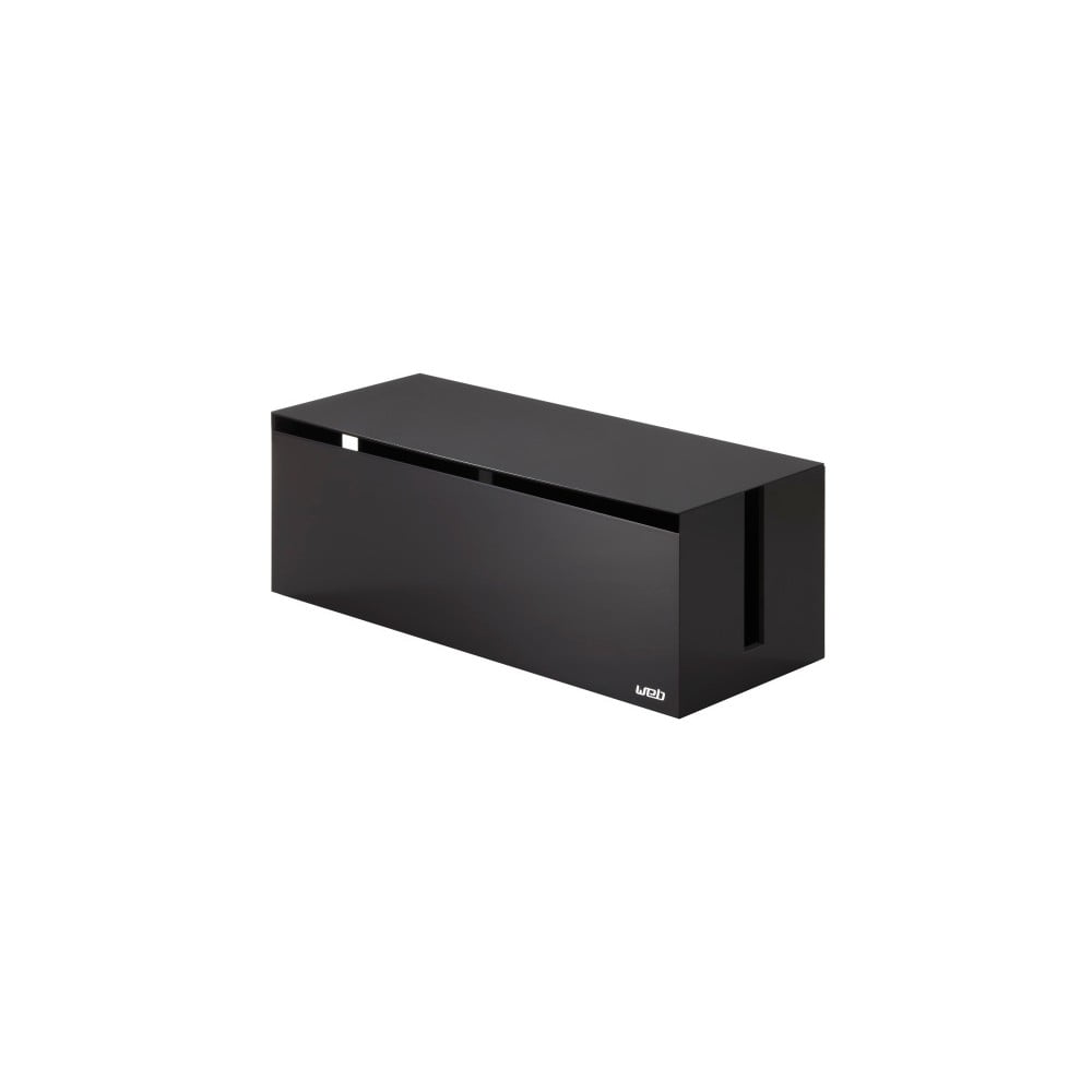 E-shop Čierno-hnedý box na nabíjačky YAMAZAKI Web Cable Box