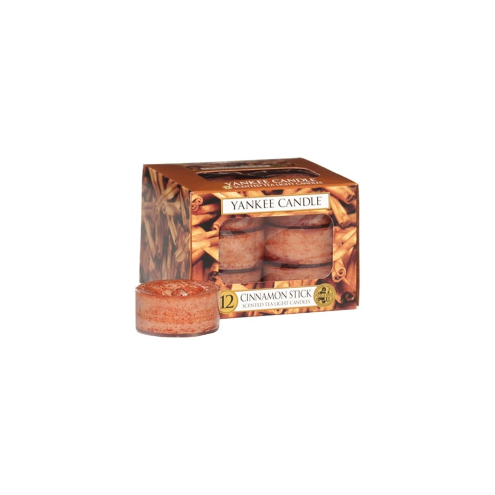 Obrázok Yankee Candle Čajové sviečky Yankee Candle 12ks - Cinnamon Stick