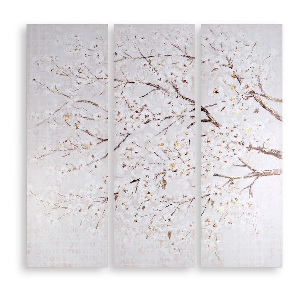 Trojdielny nástenný obraz Art for the home Blossom Tree