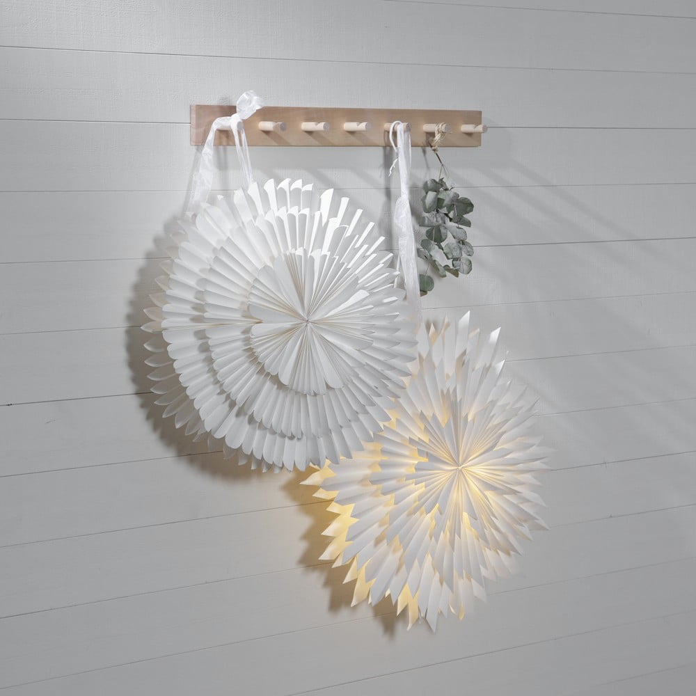 E-shop Biela vianočná svetelná dekorácia ø 50 cm Frost - Star Trading