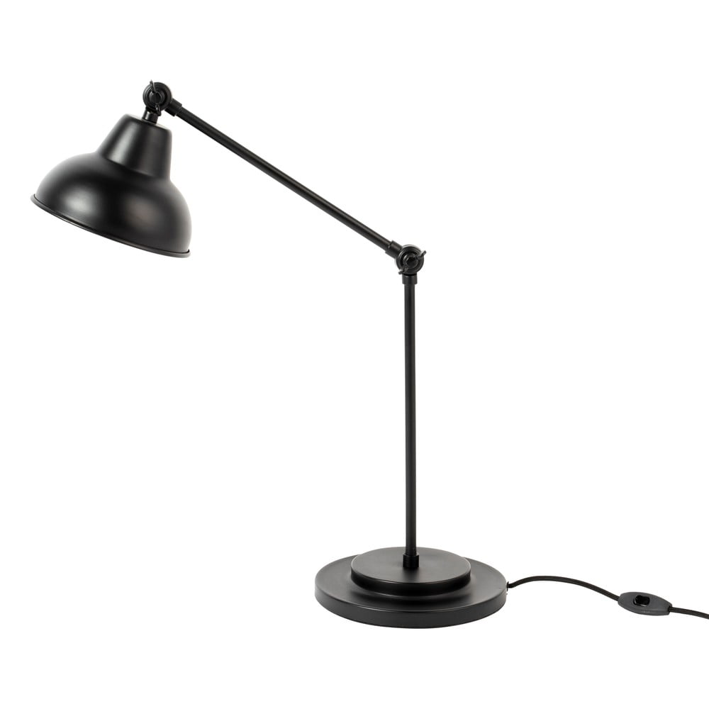 E-shop Čierna stolová lampa Xavi - White Label