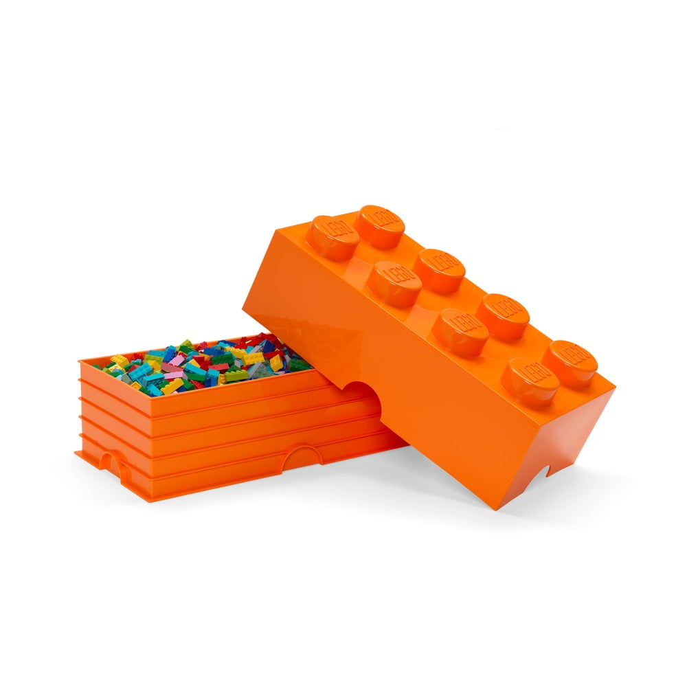 E-shop Oranžový úložný box LEGO®