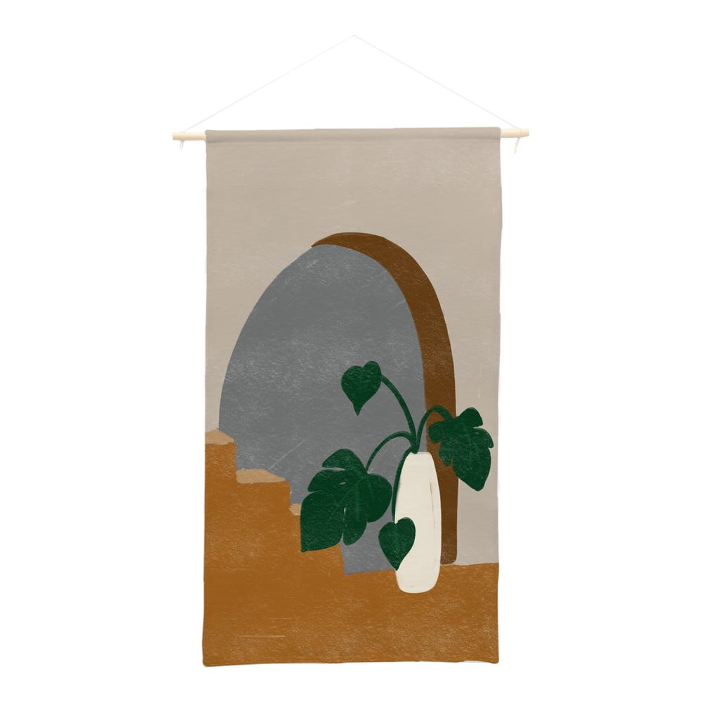 E-shop Textilná nástenná dekorácia Surdic Plants, 90 x 140 cm