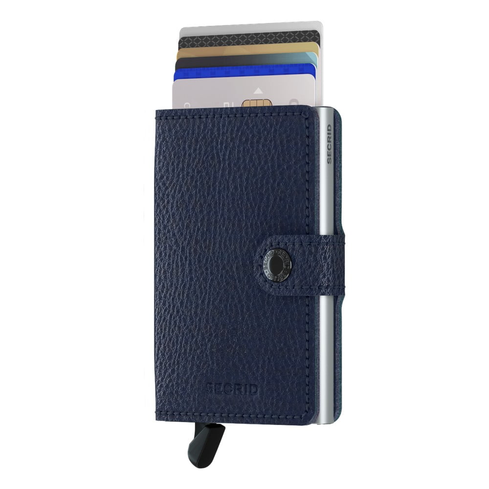 Obrázok Secrid Miniwallet Veg Navy-Silver-One size modré MVg-Navy-Silver-One size