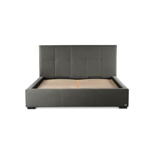 Sivá dvojlôžková posteľ s úložným priestorom Guy Laroche Home Allure, 180 × 200 cm