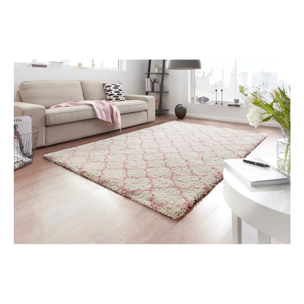 Obrázok Krémovo-ružový koberec Mint Rugs Grace Creme Rose, 120 × 170 cm