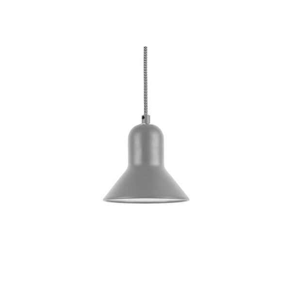 Sivé závesné svietidlo Leitmotiv Slender, výška 14,5 cm