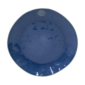 Modrý servírovací tanier z kameniny Costa Nova Denim, ⌀ 33 cm