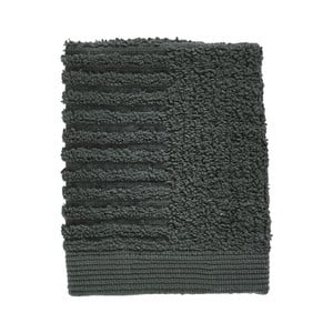 Tmavozelený uterák zo 100% bavlny na tvár Zone Classic Pine Green, 30 × 30 cm