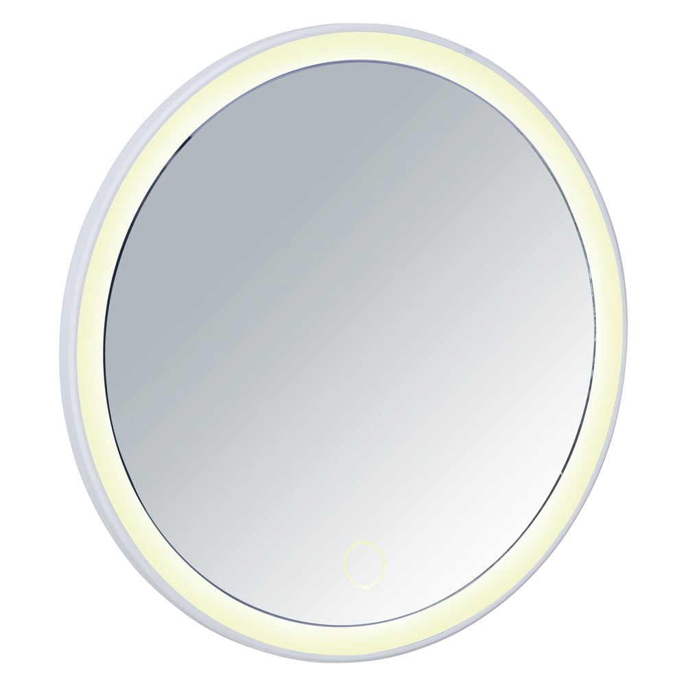 E-shop Biele zrkadlo s LED osvietením Wenko Isola