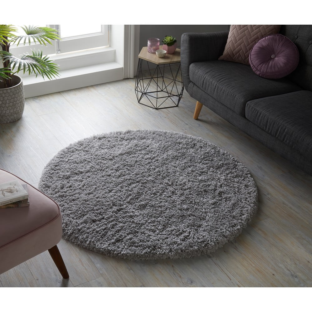 Obrázok Sivý koberec Flair Rugs Sparks, ⌀ 133 cm