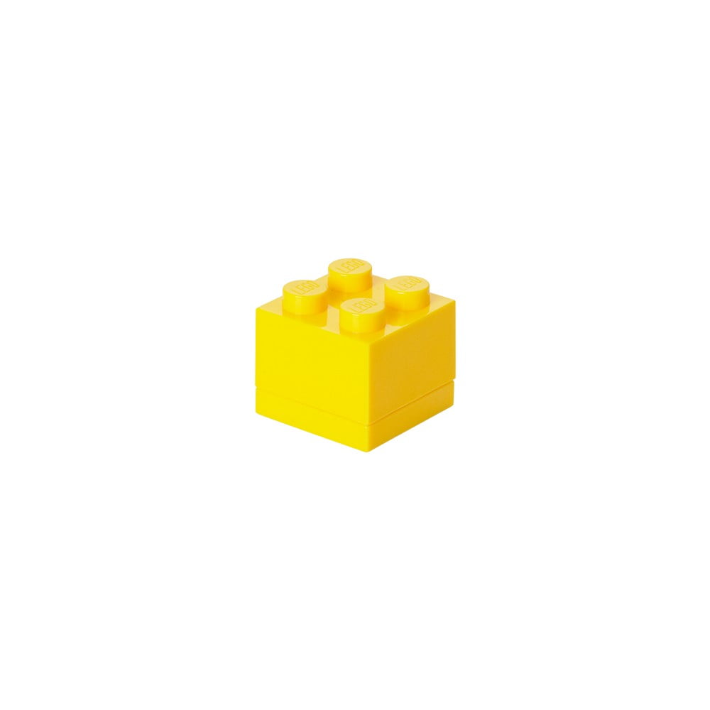 E-shop Žltý úložný box LEGO® Mini Box