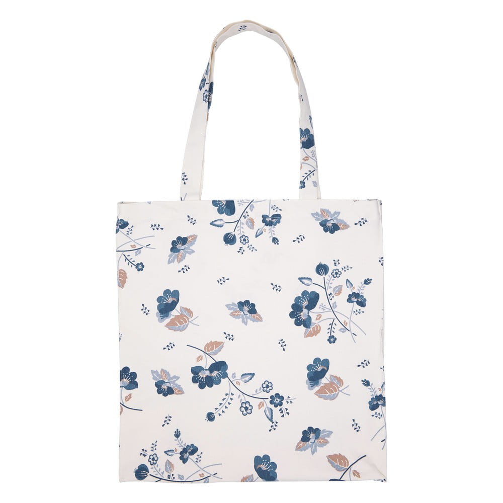 E-shop Bielo-modrá bavlnená nákupná taška Green Gate Mozy