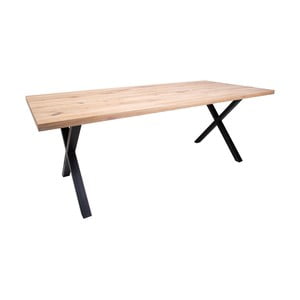 Jedálenský stôl z dubového dreva House Nordic Montpellier White Oiled Oak, 200 × 95 cm
