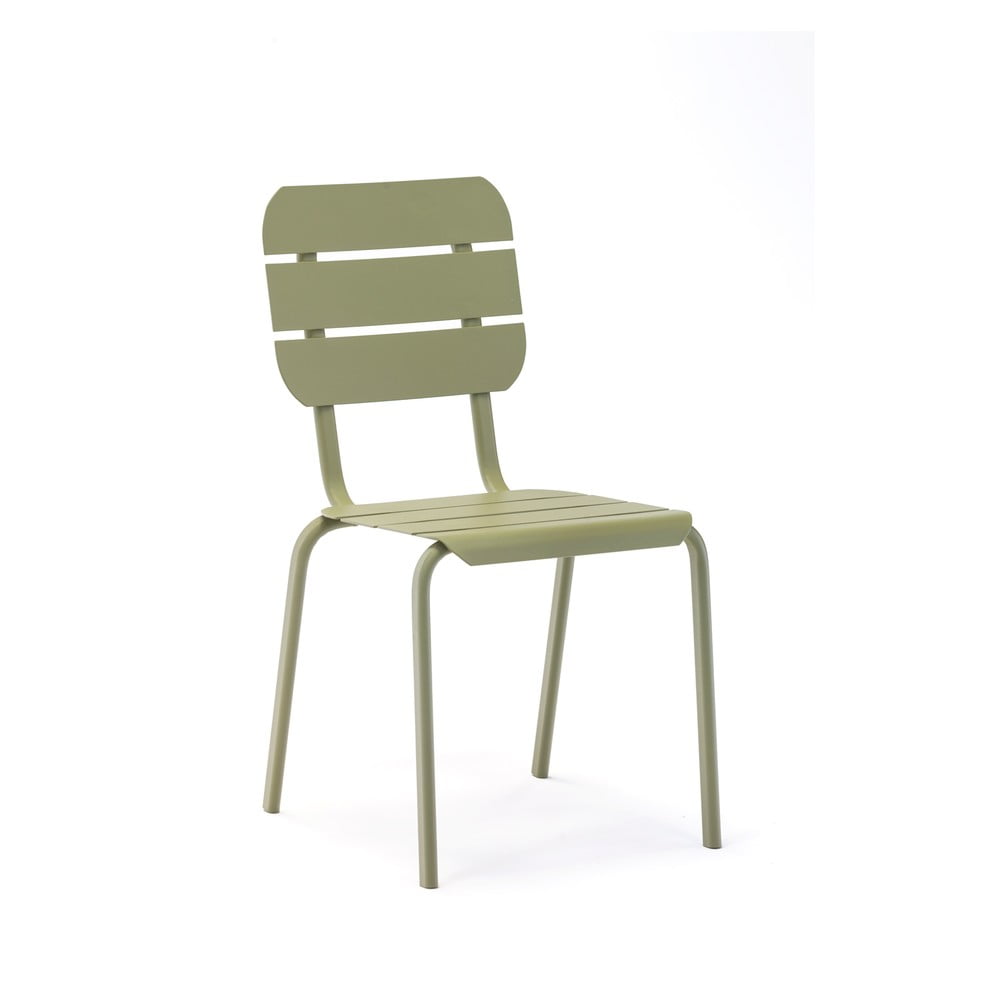 E-shop Sada 4 olivovozelených záhradných stoličiek Ezeis Alicante
