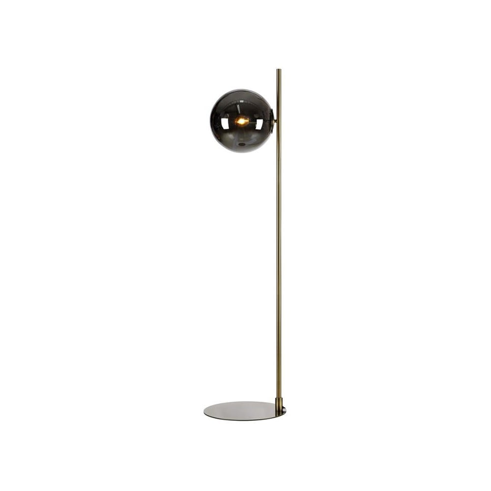 E-shop Čierna stojacia lampa Markslöjd Dione, výška 134,5 cm