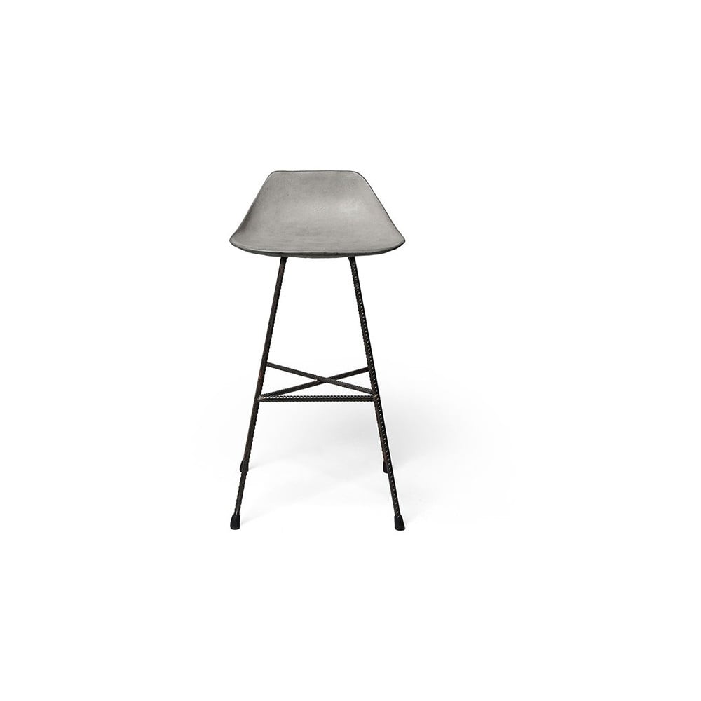 E-shop Betónová barová stolička Lyon Concrete Hauteville, výška 82 cm
