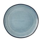 Modrý kameninový tanier Bloomingville Sandrine, ø 22 cm