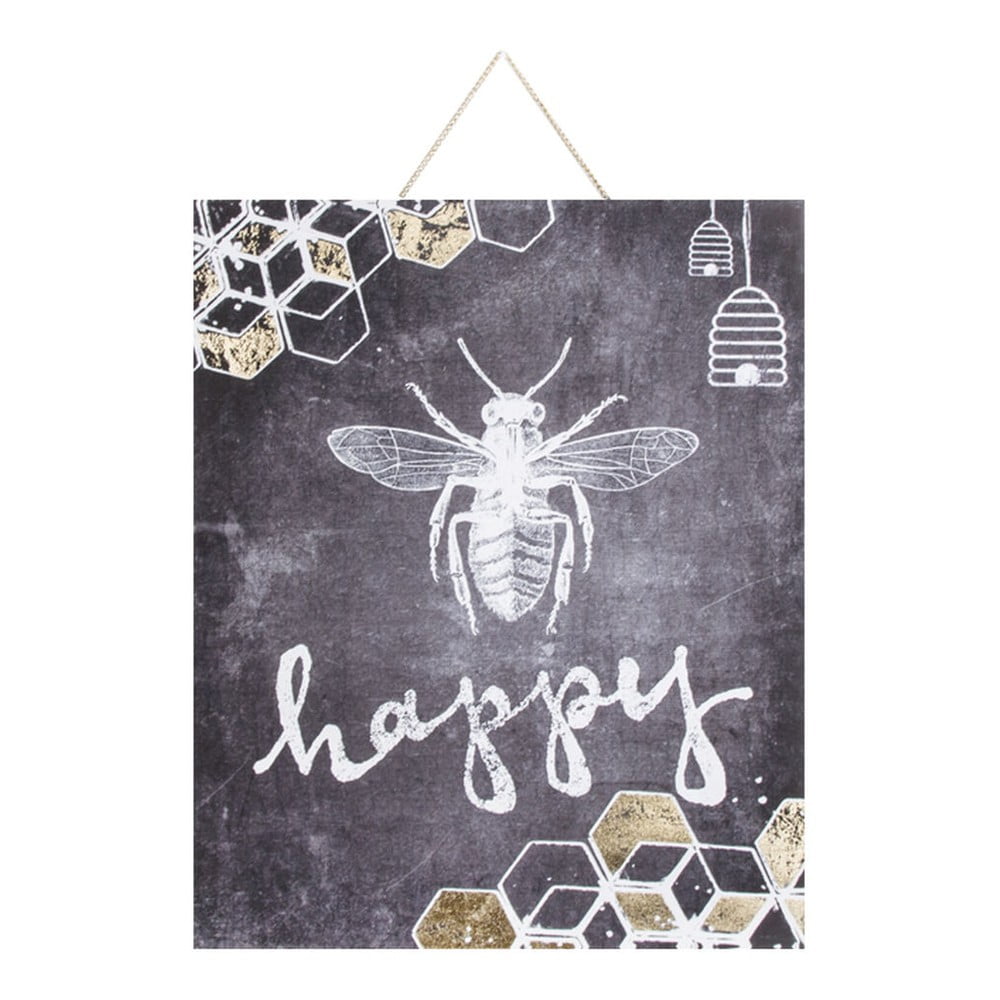 E-shop Obraz Graham & Brown Bee Happy, 40 × 50 cm