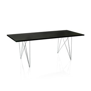 Čierny jedálenský stôl Magis Bella, dĺžka 200 cm
