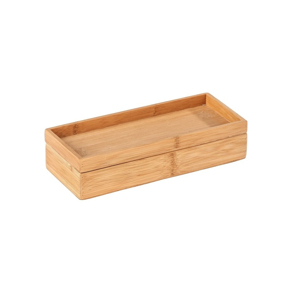 E-shop Bambusový úložný box s podnosom Wenko Terra