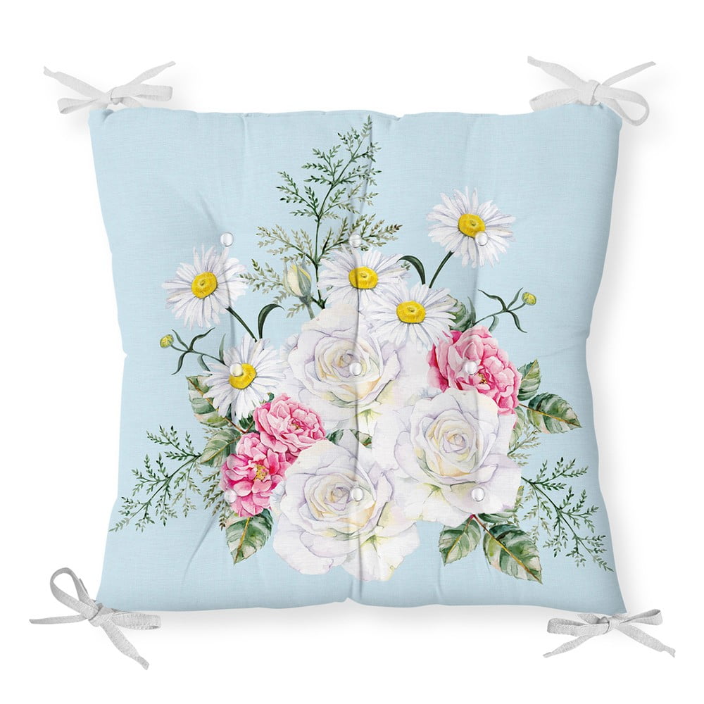 E-shop Sedák s prímesou bavlny Minimalist Cushion Covers Spring Flowers, 40 x 40 cm