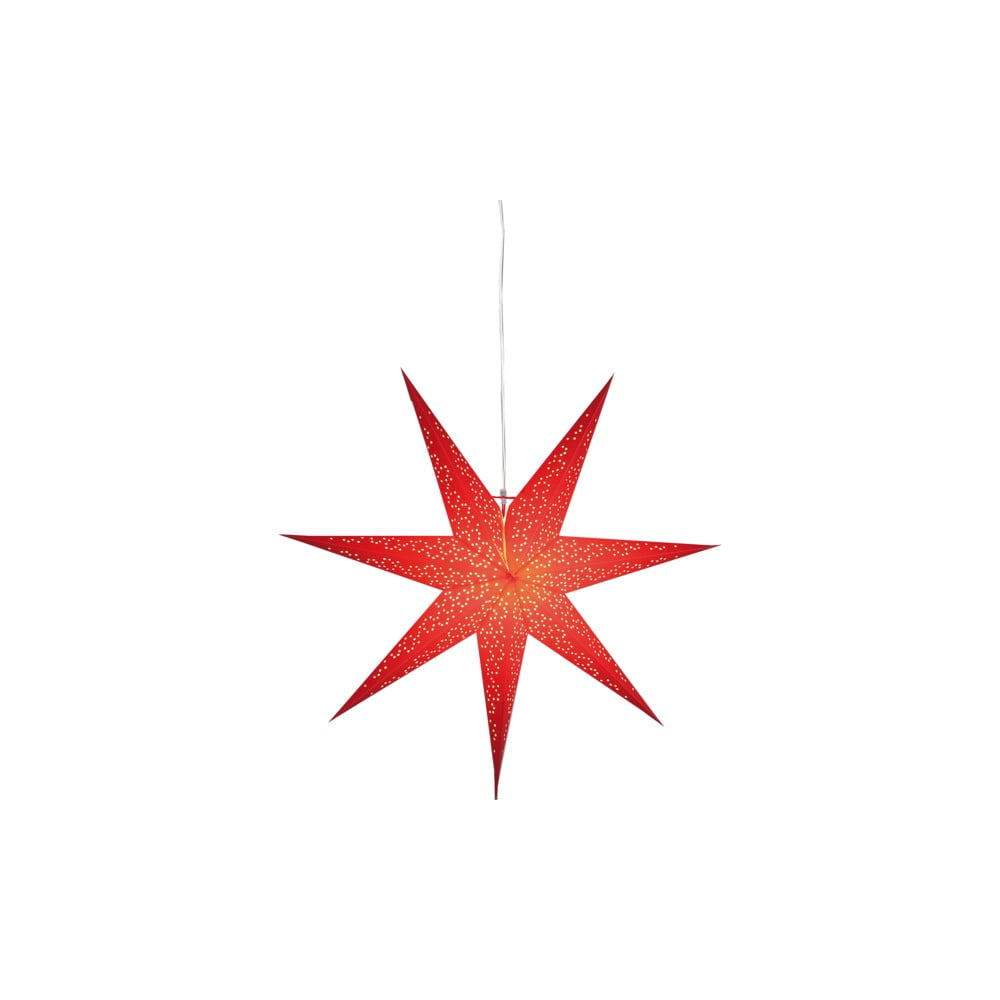 E-shop Červená svetelná dekorácia Star Trading Dot, Ø 70 cm