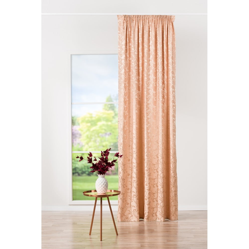 Záves v medenej farbe 140x245 cm Glory – Mendola Fabrics