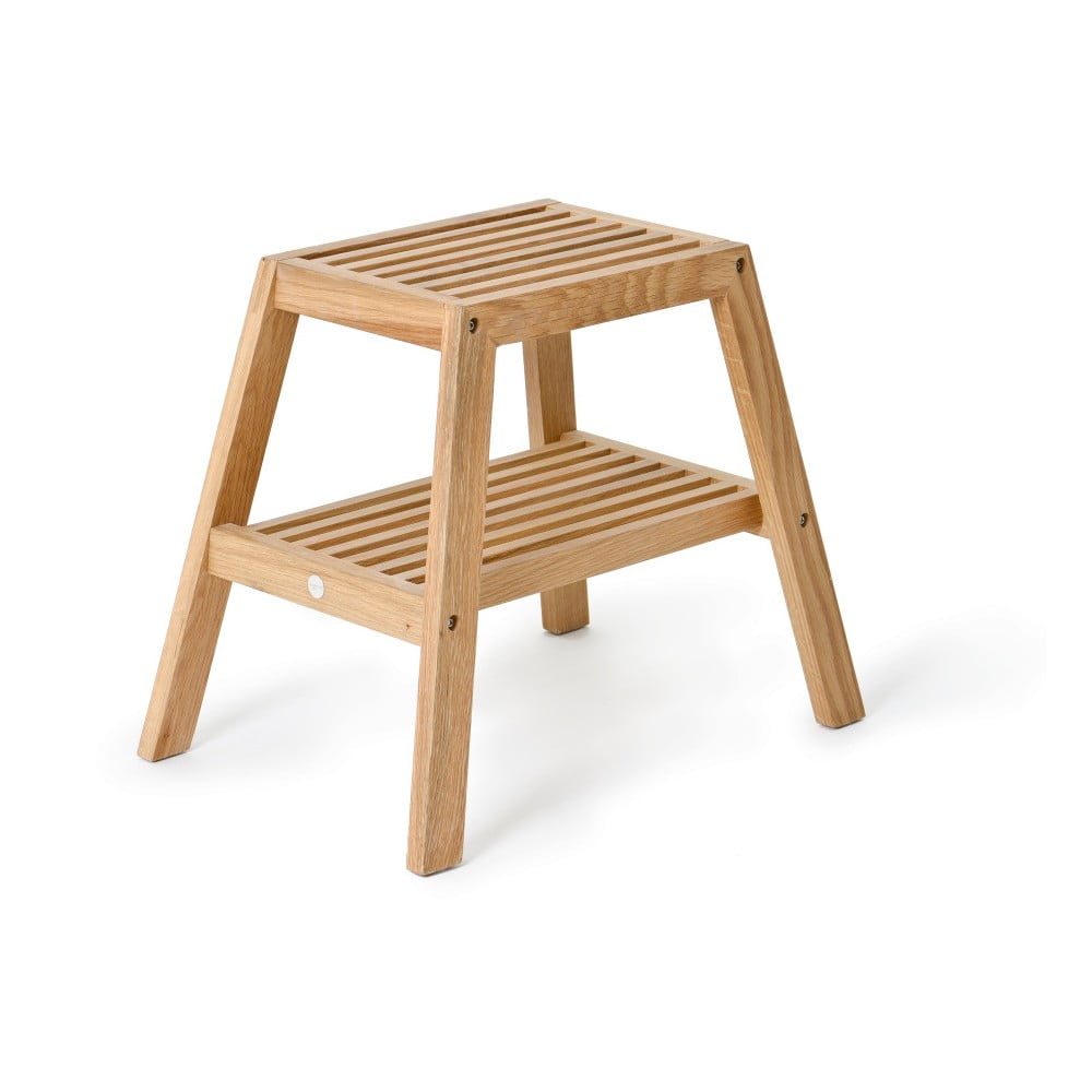 Obrázok Stolička z dubového dreva Wireworks Slatted Stool